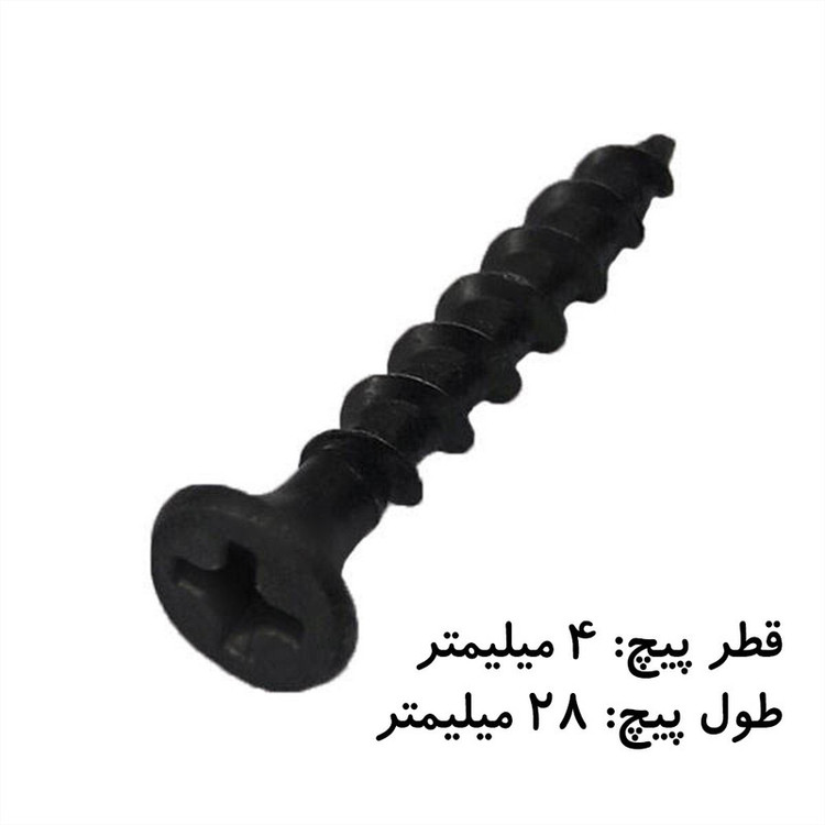 پیچ ام دی اف مدل 4 در 28 بسته 100 عددی