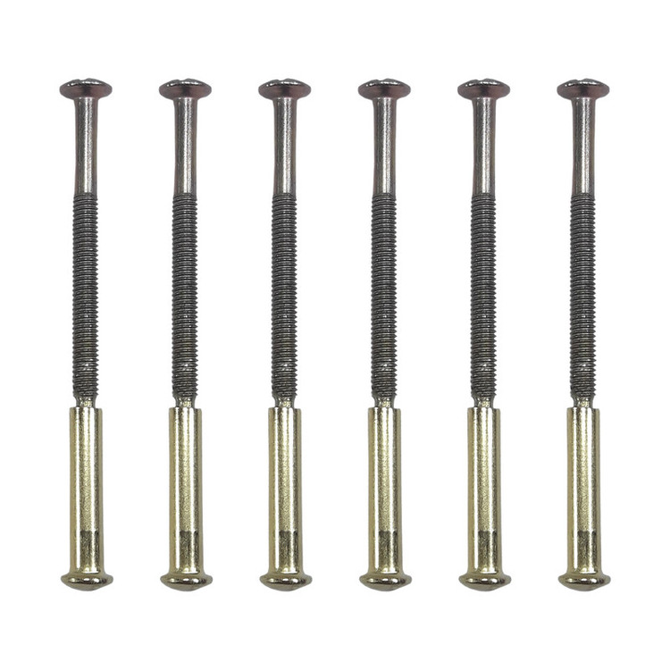پیچ و مهره فیکس دستگیره مدل Gh-60 مجموعه 6 عددی
