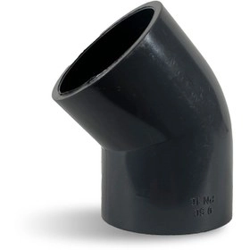 زانو 45 درجه چسبی UPVC سایز20