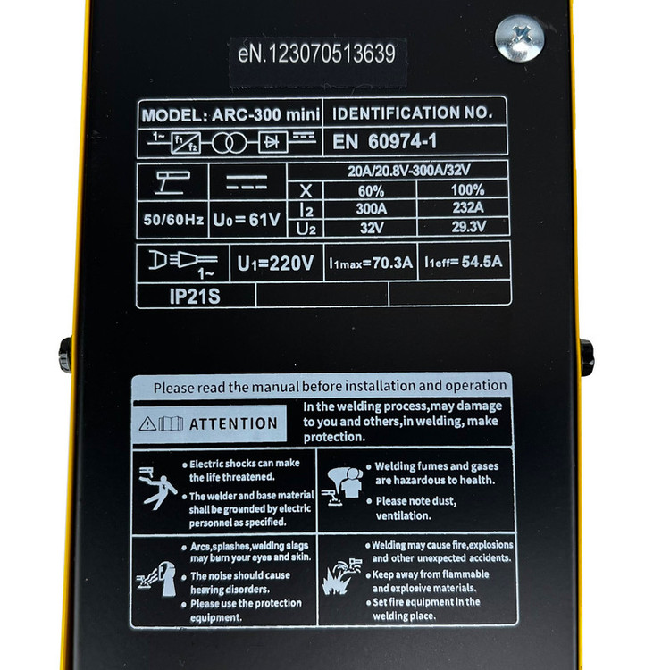 اینورتر جوشکاری مدون مدل ARC-300 mini