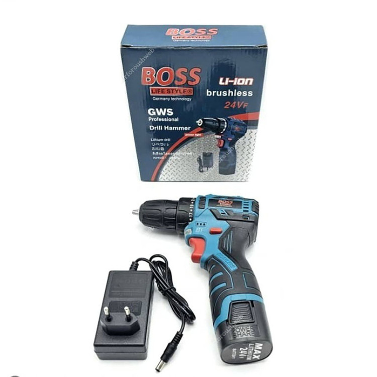 دریل شارژی پیچ گوشتی باس مدل 24Volt