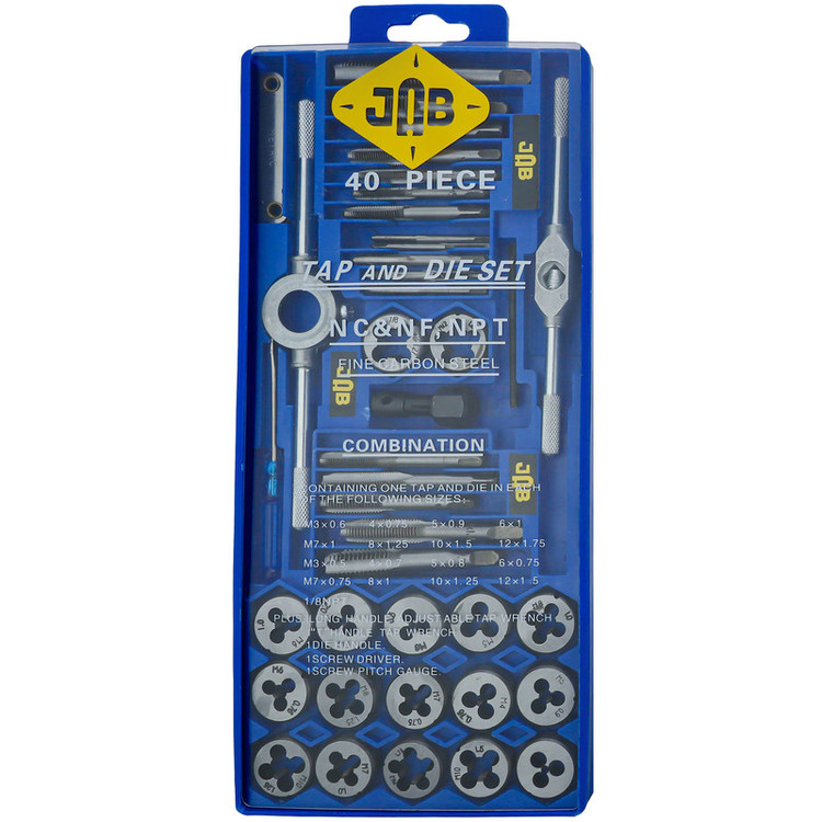 مته حدیده و قلاویز جاب مدل J-11140 مجموعه 40 عددی