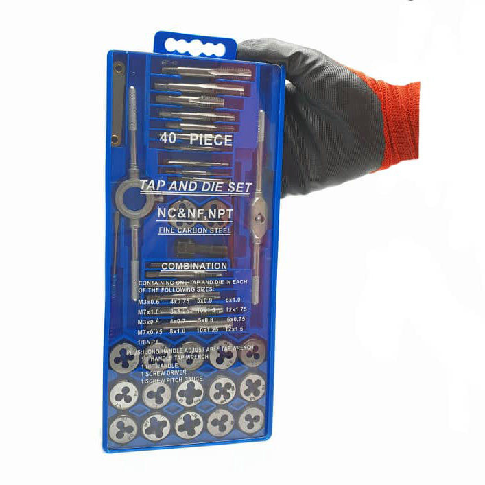 مته حدیده قلاویز مدل NC&NF.NPT مجموعه 40 عددی