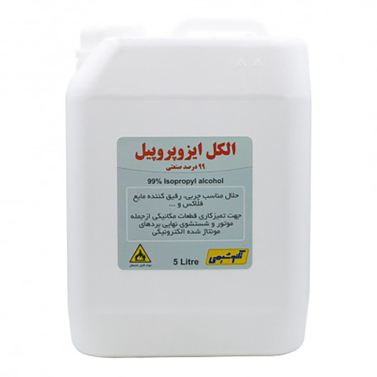 الکل ایزوپروپیل 99 درصد صنعتی تکنوشیمی مدل 5L حجم 5 لیتر