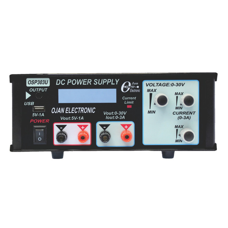 منبع تغذیه الکتریکی 30 ولت 3 آمپر اوژن الکترونیک مدل OSP-303U