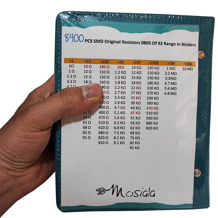 مقاومت SMD مصیعلا مدل 0805 بسته 8400 عددی