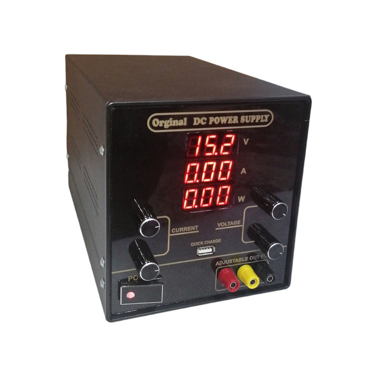 منبع تغذیه الکتریکی 30 ولت 10 آمپر مدل HTX-3010