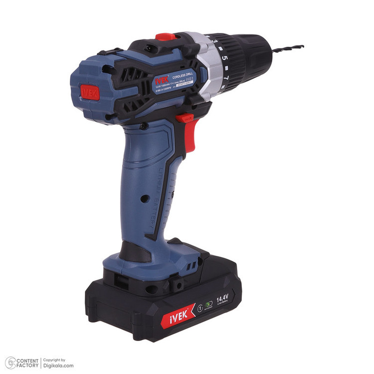 دریل پیچگوشتی شارژی لیتیوم ایوک مدل K-7214v