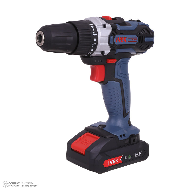 دریل پیچگوشتی شارژی لیتیوم ایوک مدل K-7214v