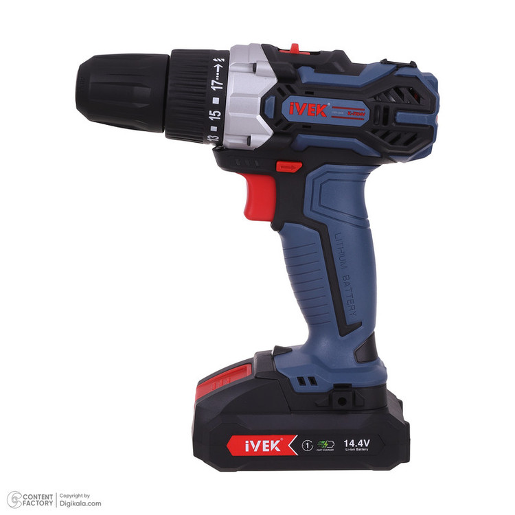 دریل پیچگوشتی شارژی لیتیوم ایوک مدل K-7214v