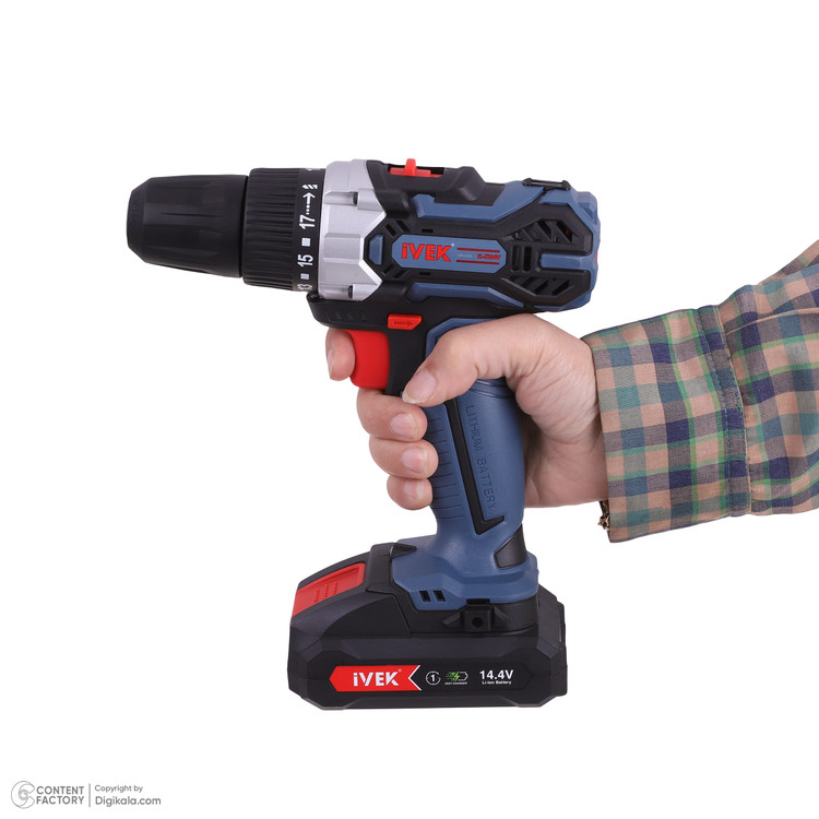 دریل پیچگوشتی شارژی لیتیوم ایوک مدل K-7214v