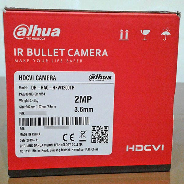 دوربین مداربسته آنالوگ داهوا مدل DH-HAC-HFW1200TP