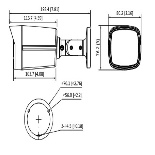 دوربین مداربسته آنالوگ داهوا مدل HFW1231TLMP