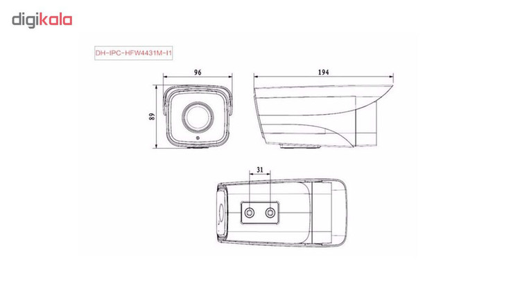 دوربین مداربسته تحت شبکه داهوا مدل DH-C-HFW4431M-I1