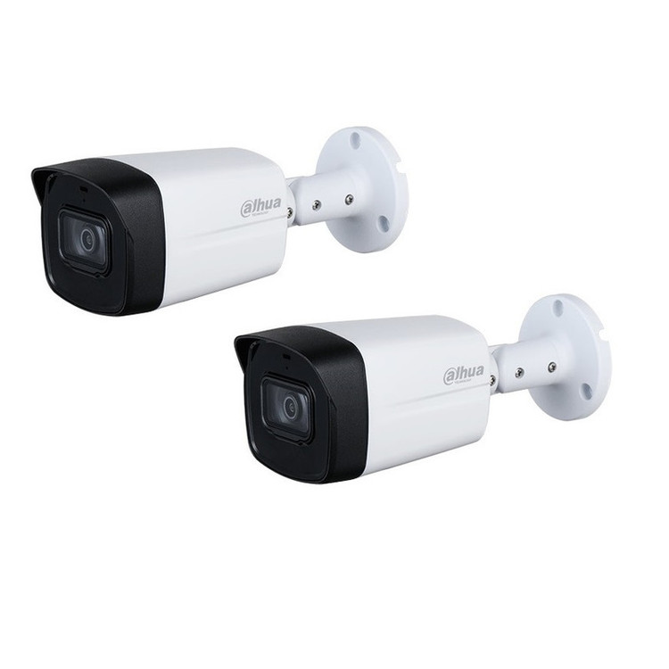 دوربین مداربسته آنالوگ داهوا مدل HAC-HFW1200THP-I4 مجموعه دو عددی