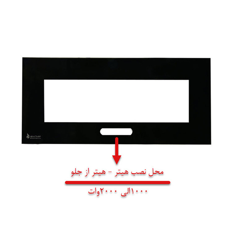 شومینه دیواری برقی شومینه بیستون مدل Z.E_150_L4