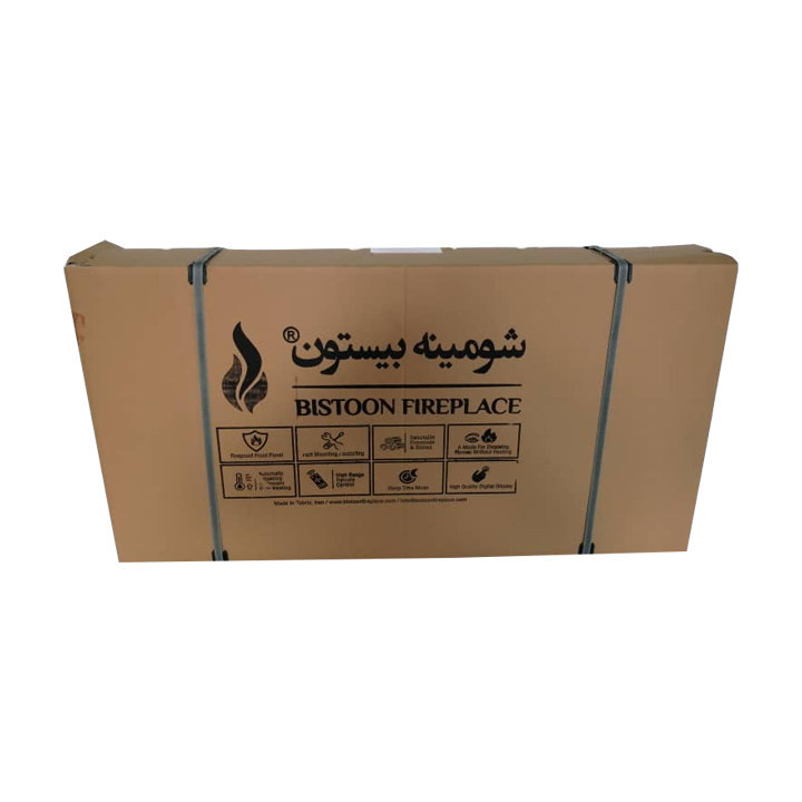 شومینه دیواری برقی شومینه بیستون مدل B.E_200_L4