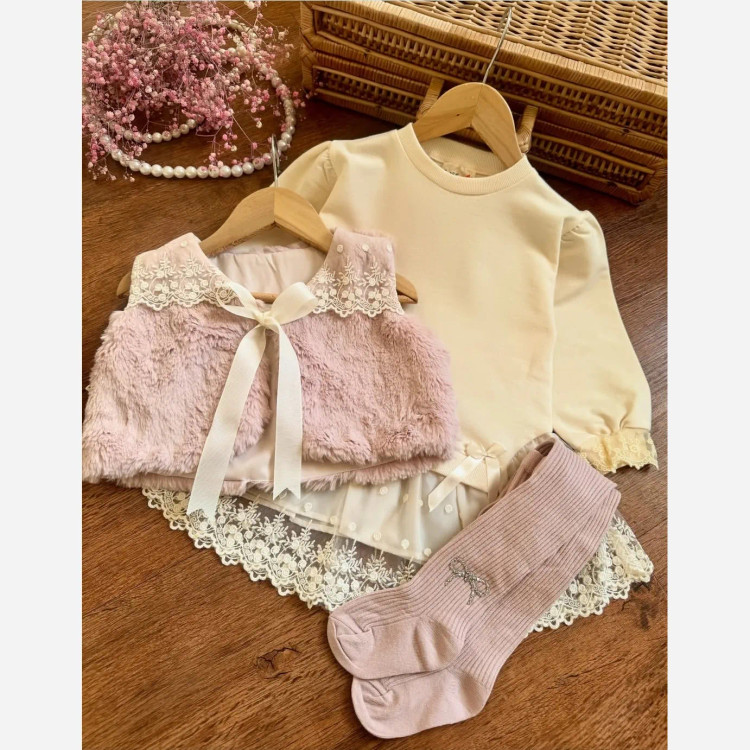 تونیک دخترانه دورس پنبه اعلا مناسب 4 تا 10 سال