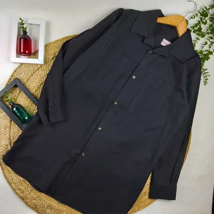 مانتو لنین زنانه کد 9389