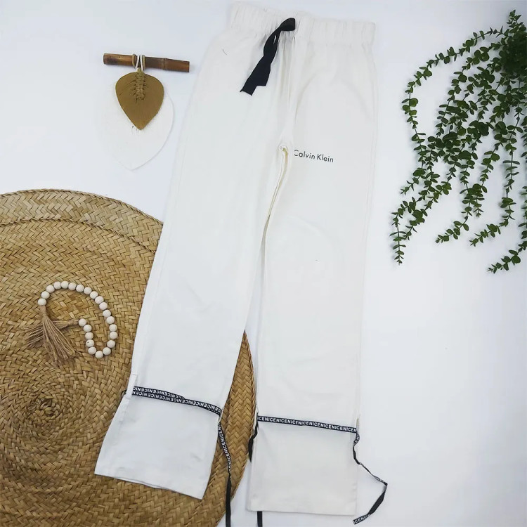 شلوار اسپرت زنانه کلوین کلن مدل نیم بگ جنس لاکرا فری سایز