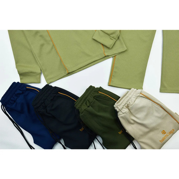 ست بلوز و شلوار پسرانه مدل بالنسیاگا پارچه بیسکویتی