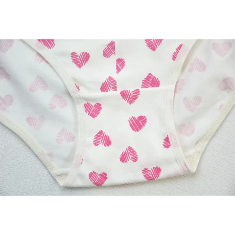 شورت زنانه نخی طرح قلبی سفید سایز بزرگ 3XL کد 11561