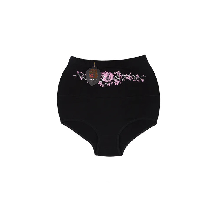 شورت اسلیپ زنانه کتان گنی طرح گل دار نارین نارین نخی سایز XL و 2XL