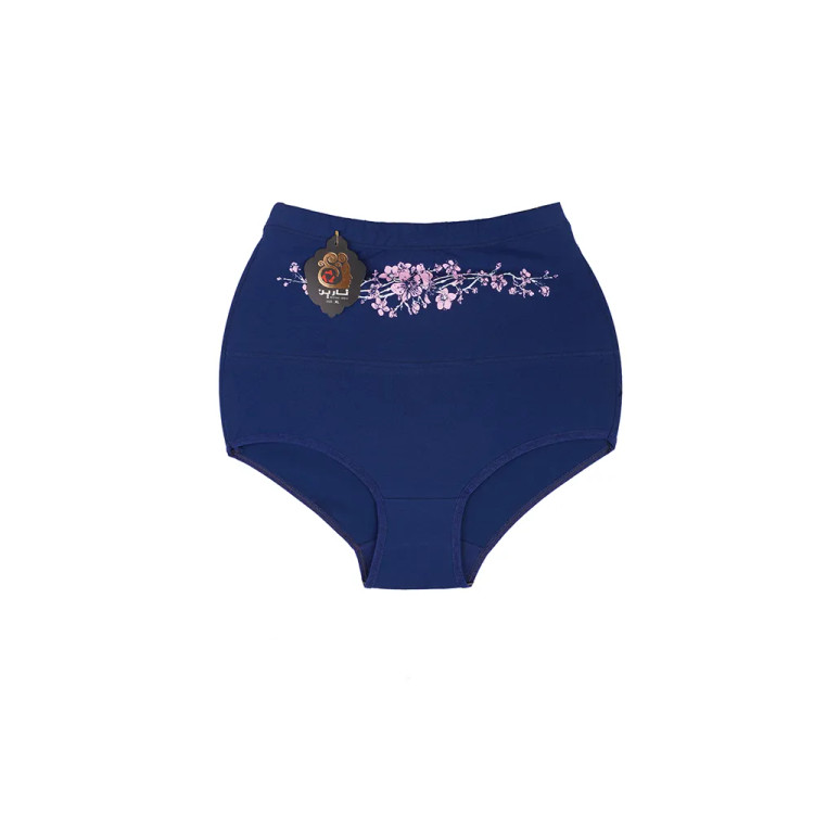 شورت اسلیپ زنانه کتان گنی طرح گل دار نارین نارین نخی سایز XL و 2XL