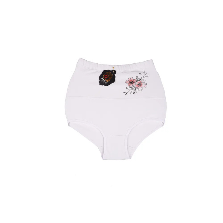 شورت اسلیپ زنانه کتان گنی طرح گل دار نارین نارین نخی سایز XL و 2XL