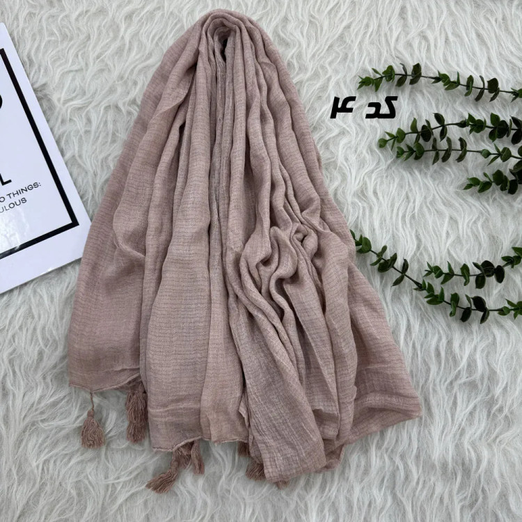 شال کنفی سنگشور قواره بزرگ 185 در 85 سانتیمتر بدون پرز و سر خوردن