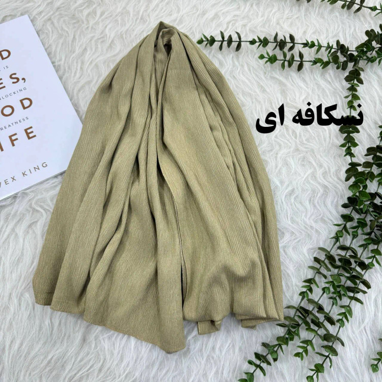 شال ساده برشکا کد 1095 بدون آبرفت و رنگ رفت