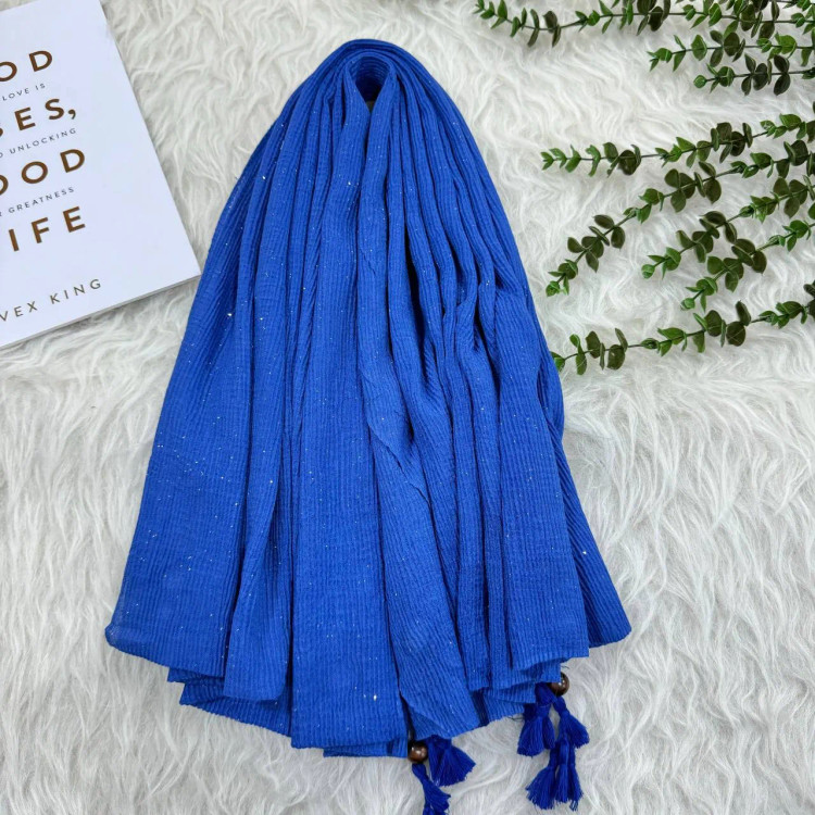 شال نخی شاین دار وارداتی قواره بزرگ 210 در 90 سانتی متر