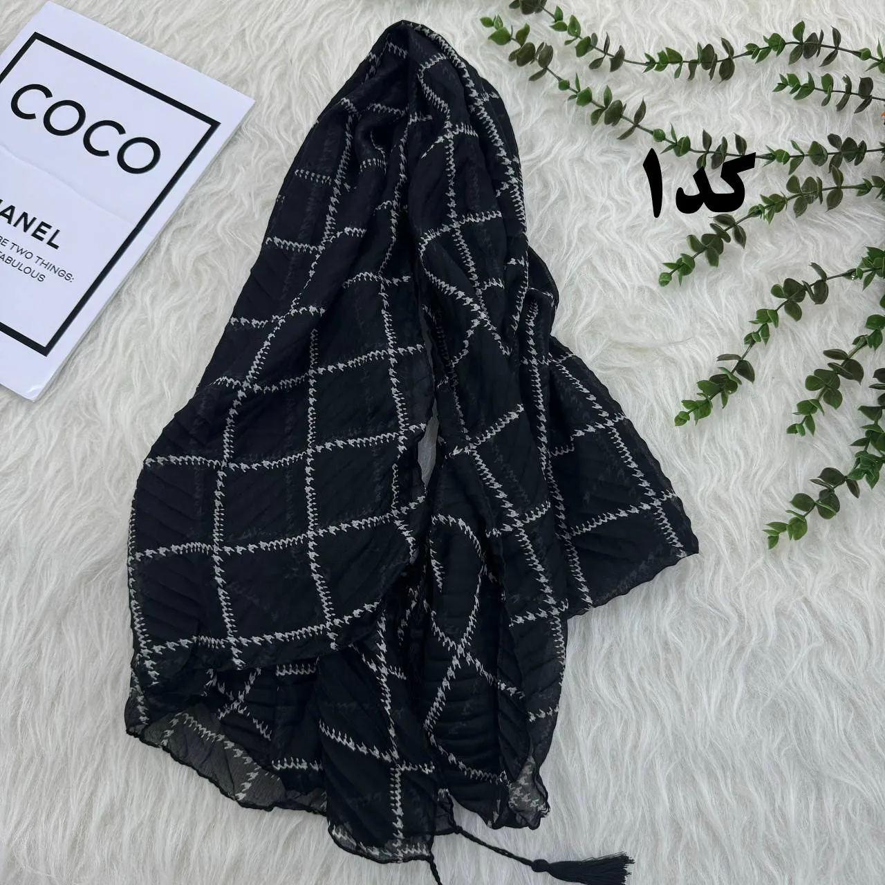 شال چهارخانه سوپرنخ اعلا قواره بزرگ 200×75 زنانه بدون آبرفت و چروک