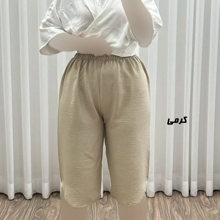 شلوارک زنانه راحتی مدل صوفیا فری سایز مناسب تا سایز 46