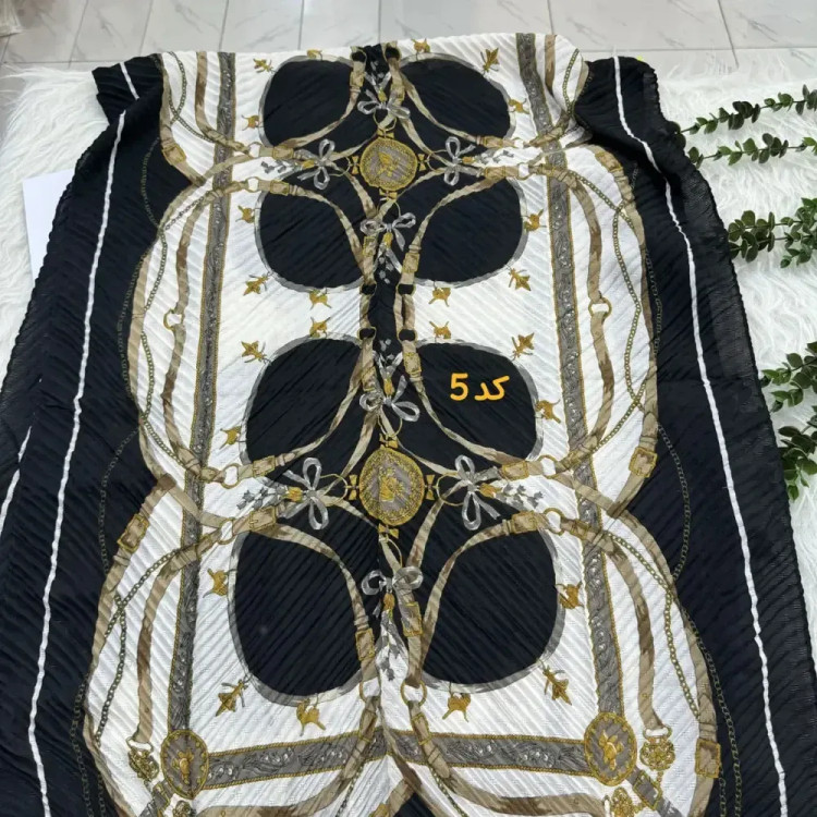 شال پلیسه زنجیری کد کد 1917