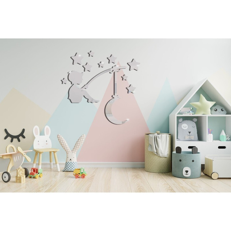 آینه آتریکس مدل ماه کد Boy and Moon-S 10