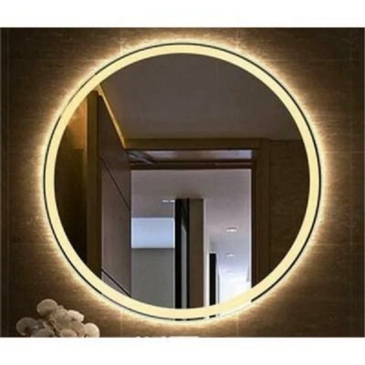 آینه مدل دایره بک لایت کد 70 سانت(ارسال پسکرایه)