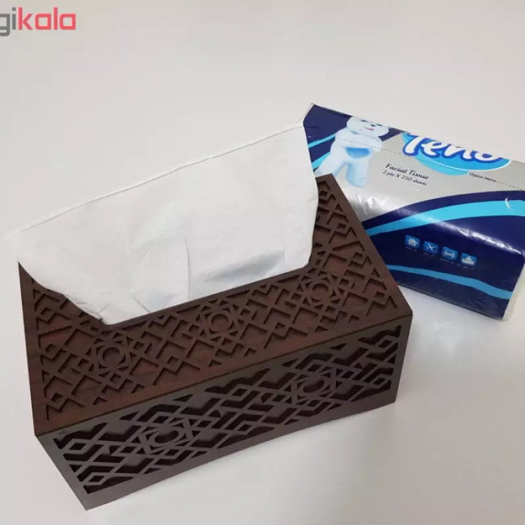 جعبه دستمال کاغذی مدل شمسه
