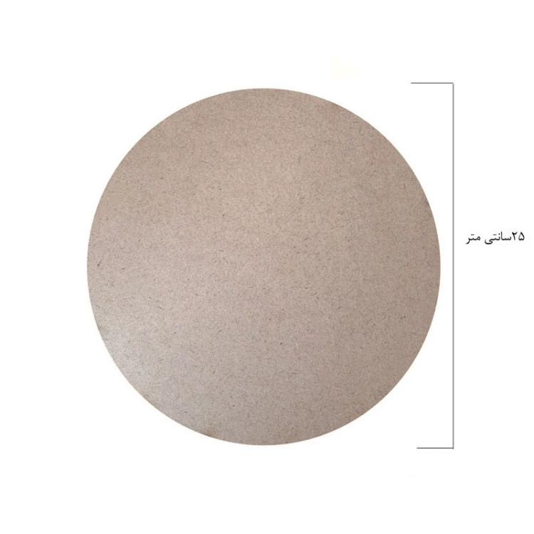 اسلایس چوبی پارلا مدل بیس چوبی خام طراحی تابلو نقاشی circllee.25 مجموعه 3 عددی