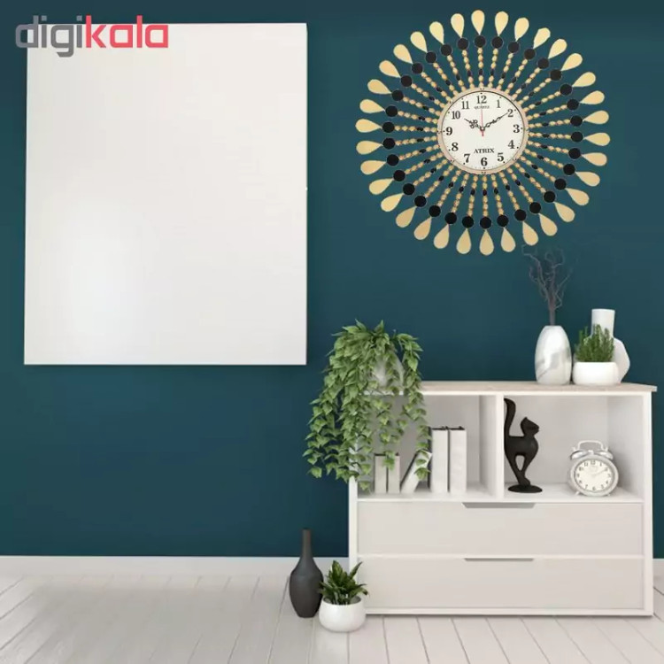 ساعت دیواری آتریکس مدل خورشیدی کد A335