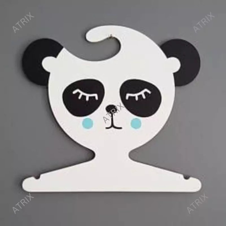 چوب لباسی کودک مدل پاندا کد H79 بسته 5 عددی