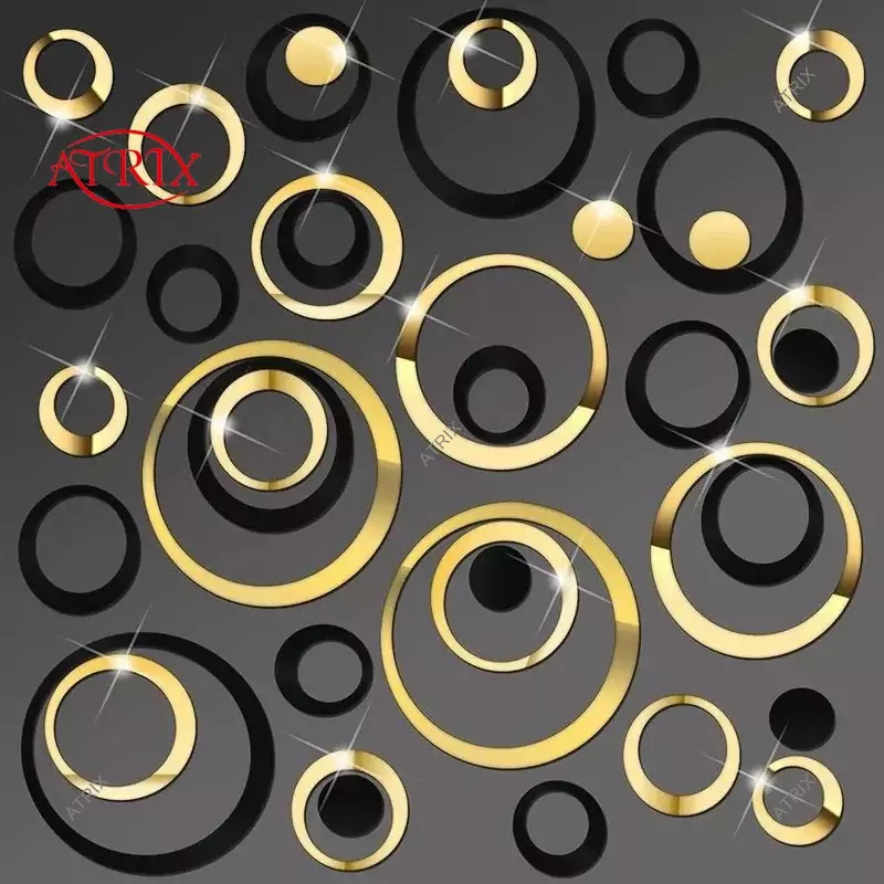 آینه آتریکس مدل حباب رنگ ترکیبی کد MD590