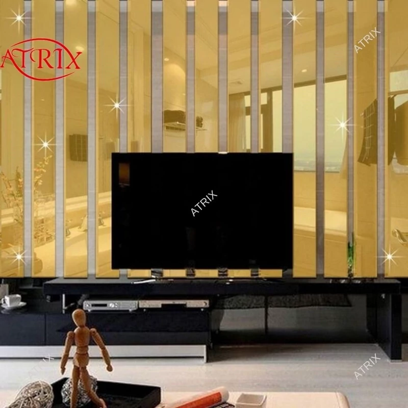آینه آتریکس مدل نواری کد MD513 سایز 5در 100 سانتیمتر  بسته 6 عددی