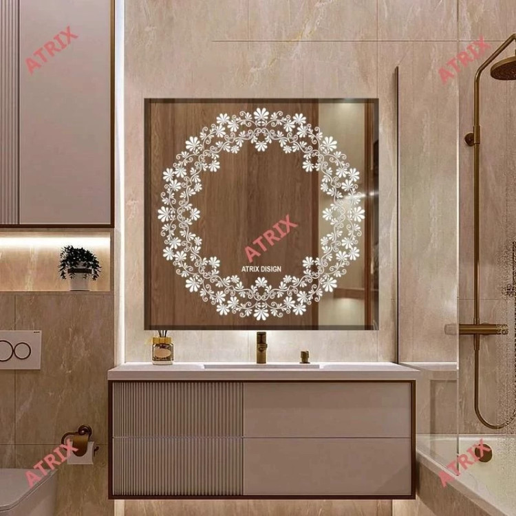 آینه بک لایت آتریکس کد Am سایز 60 سانتیمتر (ارسال پسکرایه)