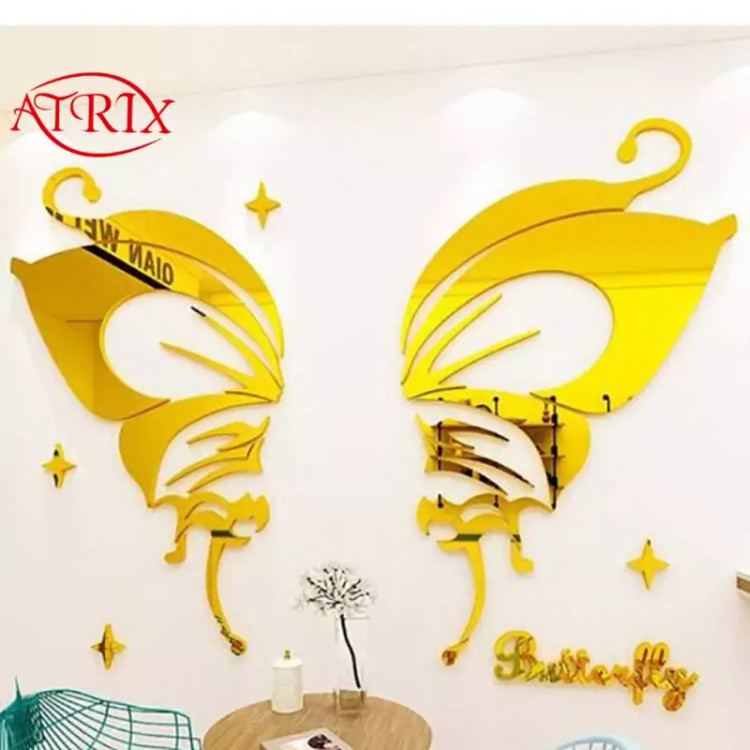 آینه آتریکس مدل Butterfly کد MD238 سایز نصب 100 سانتیمتر