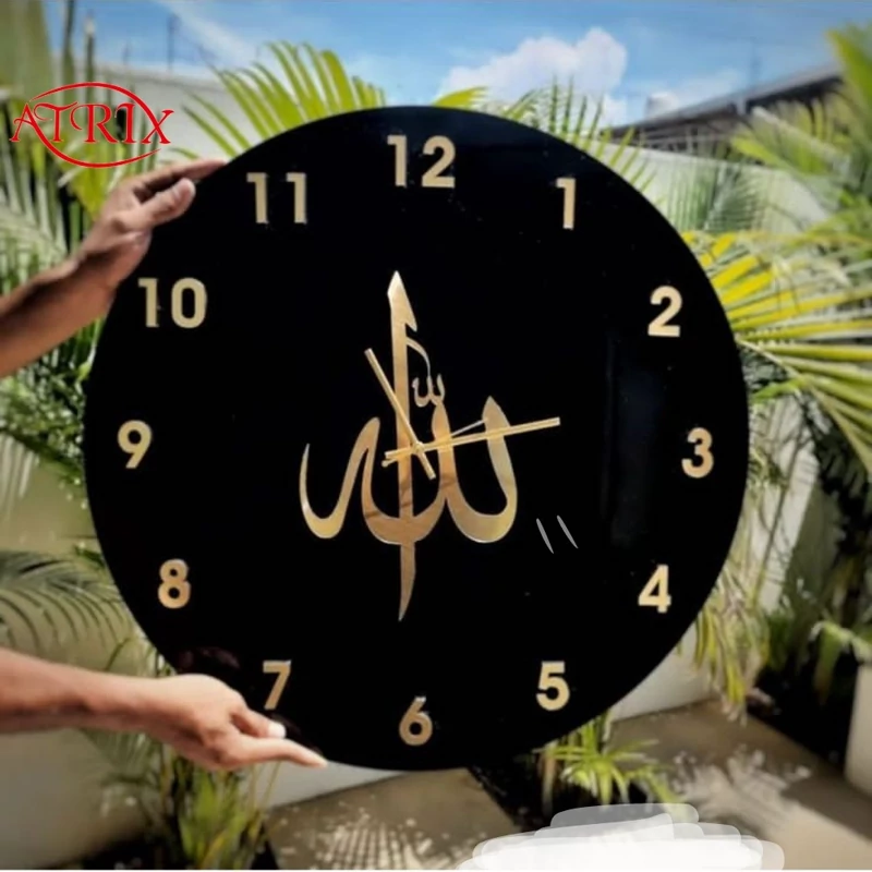 ساعت دیواری آتریکس کد B147 سایز 45 سانتیمتر  جنس هایگلس