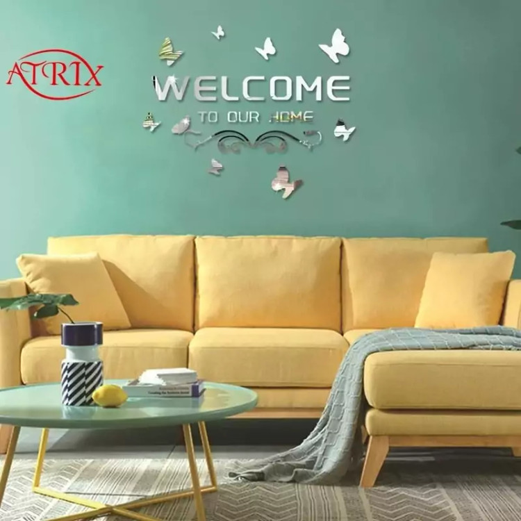 آینه آتریکس مدل welcome to our home کد MD218