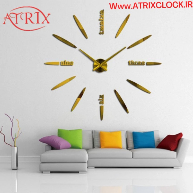 ساعت دیواری آتریکس مدل خطی S0011