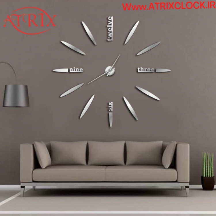 ساعت دیواری آتریکس مدل خطی S0011