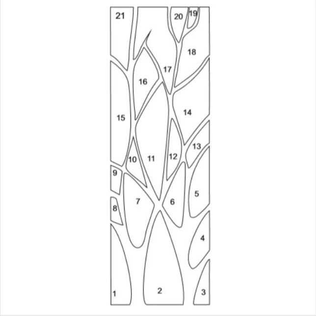 آینه دکوراتیو آتریکس مدل شاخه درختی کد md02